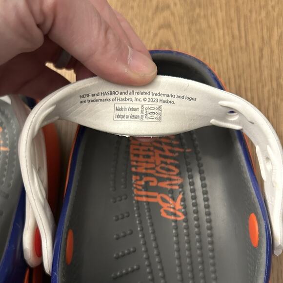 Crocs X NERF Classic Clog NERF Blaster Dart Unisex M 8/ W 10 Royal Blue Orange main image 16